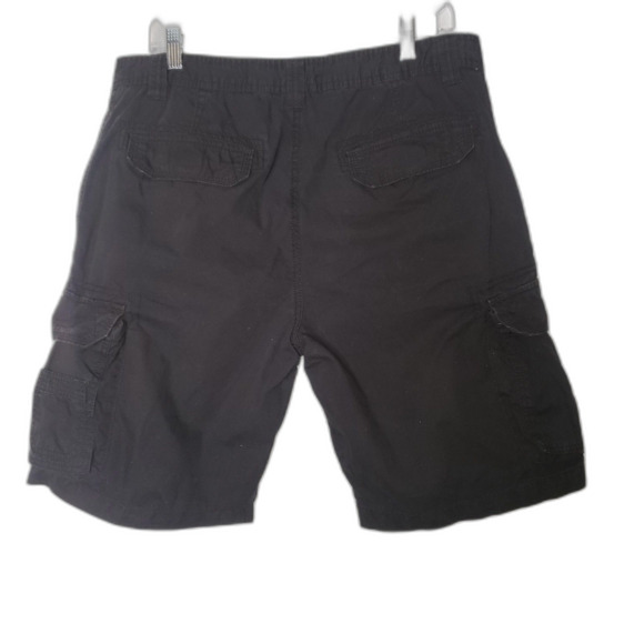 RUGGED TRAILS Black Cargo Shorts Mens Size 34 - Picture 7 of 7